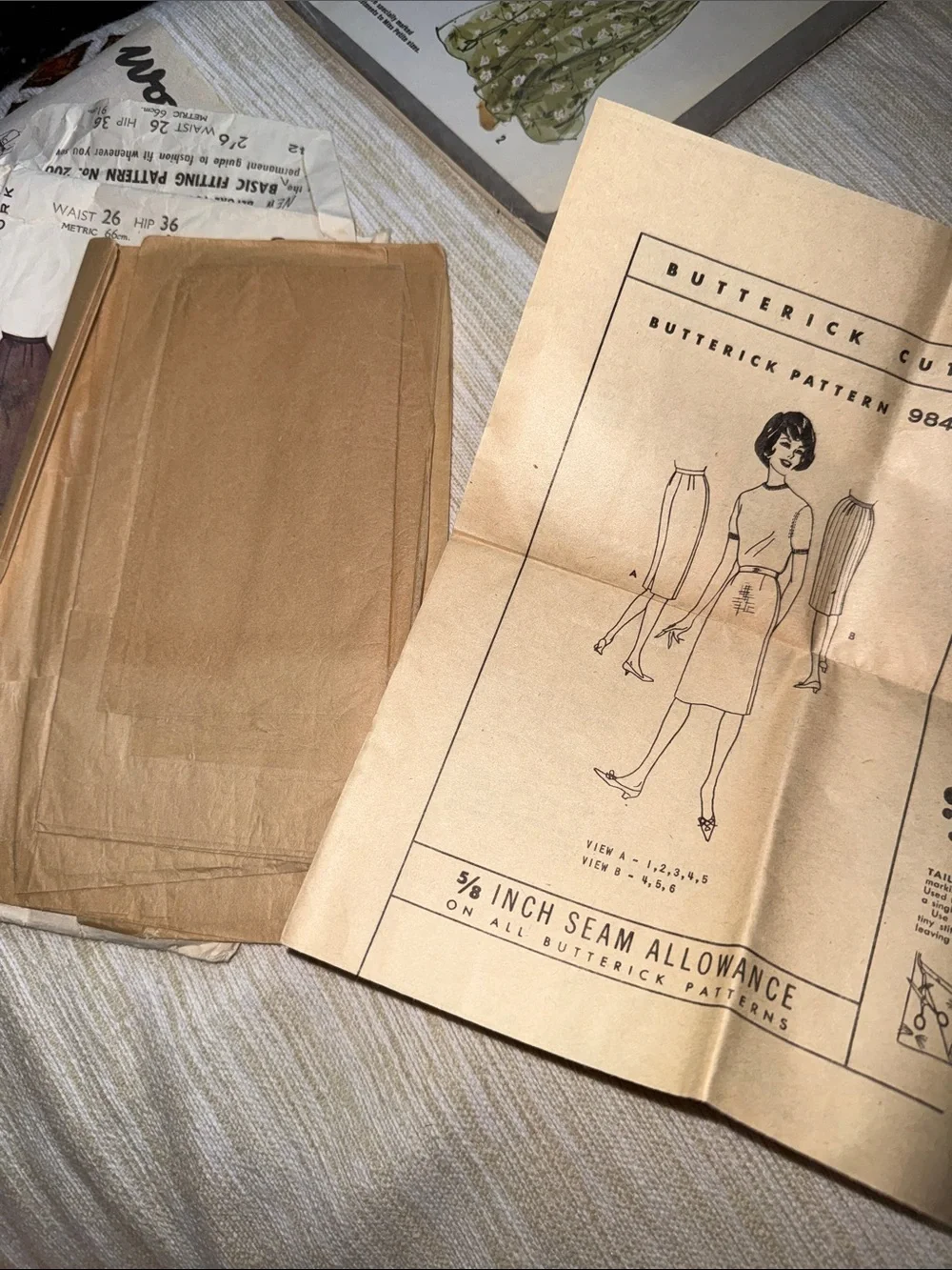 Vintage 60’s 70’s Sewing Pattern Lot of 5Butterick Mail order simplicity As Is